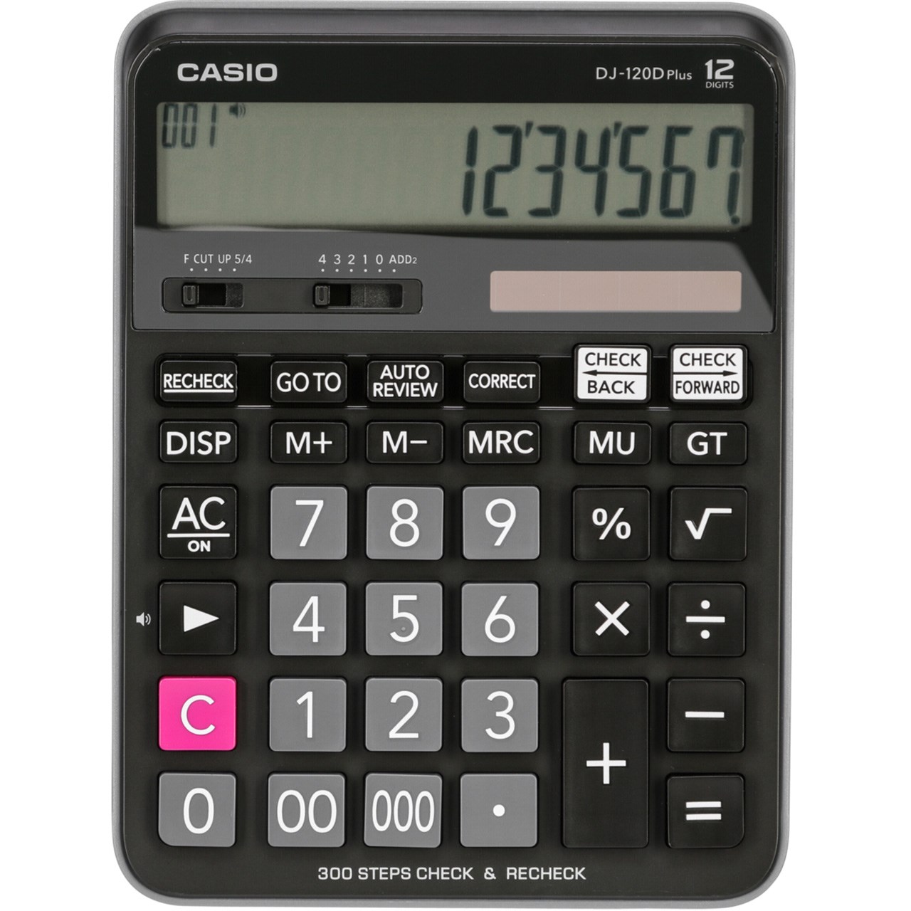 ماشین حساب کاسیو مدل DJ-120D Plus