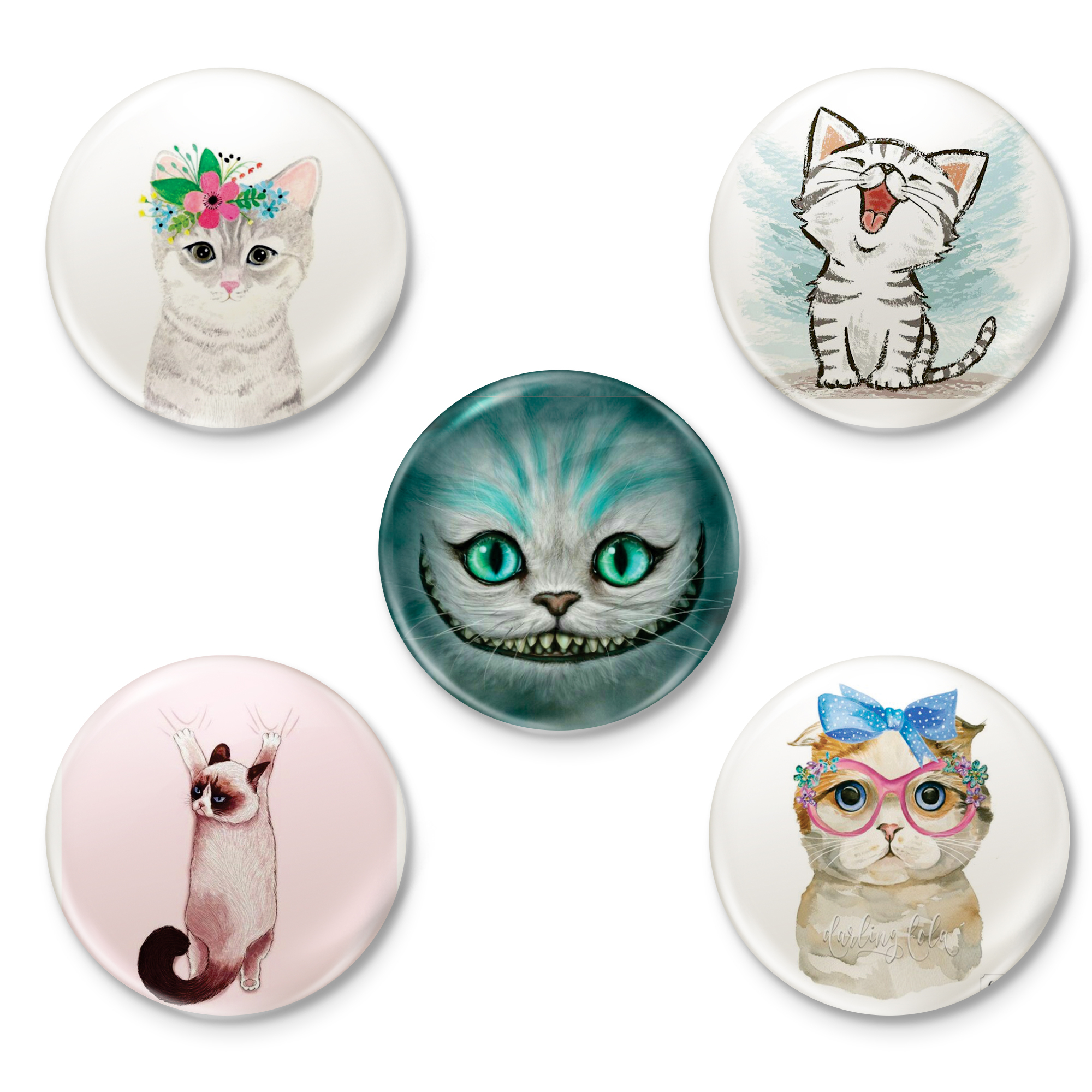 پیکسل طرح گربه کد 30.91 مجموعه 5 عددی