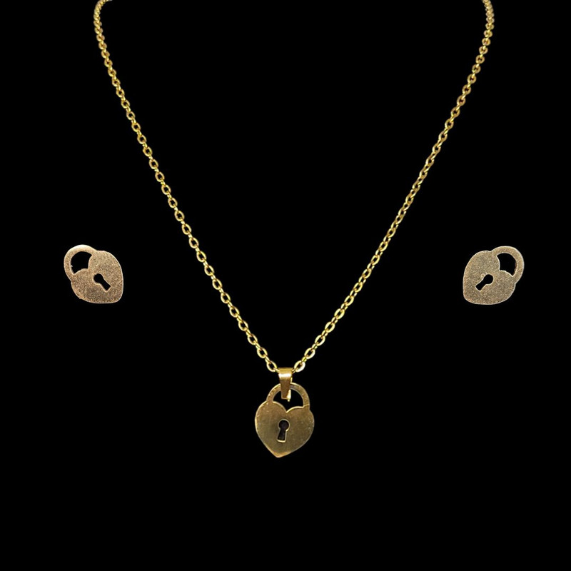 نیم ست زنانه مدل قفل 126