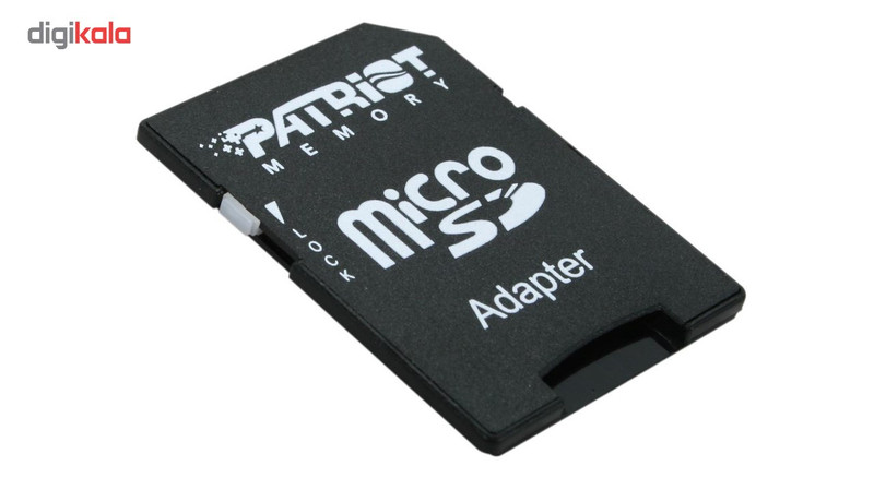 کارت حافظه microSDHC پتریوت مدل LX استاندارد UHS-I U1 کلاس 10 همراه با آداپتور SD ظرفیت 16 گیگابایت