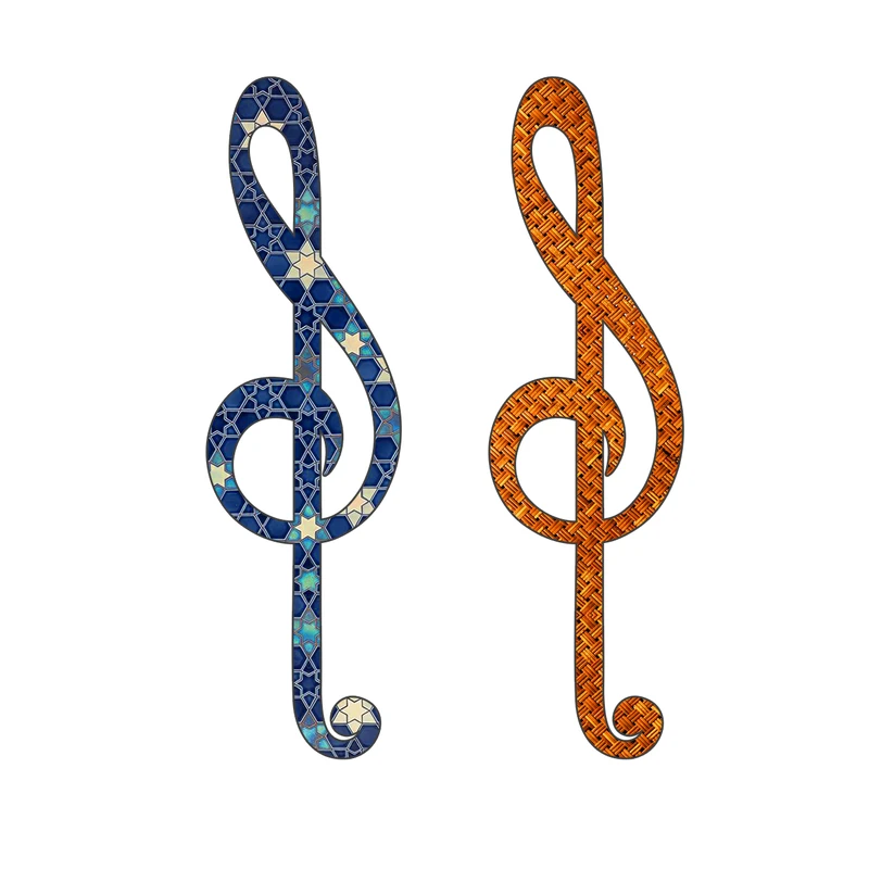 نشانگر کتاب لوکسینو مدل Music_19 مجموعه 2 عددی