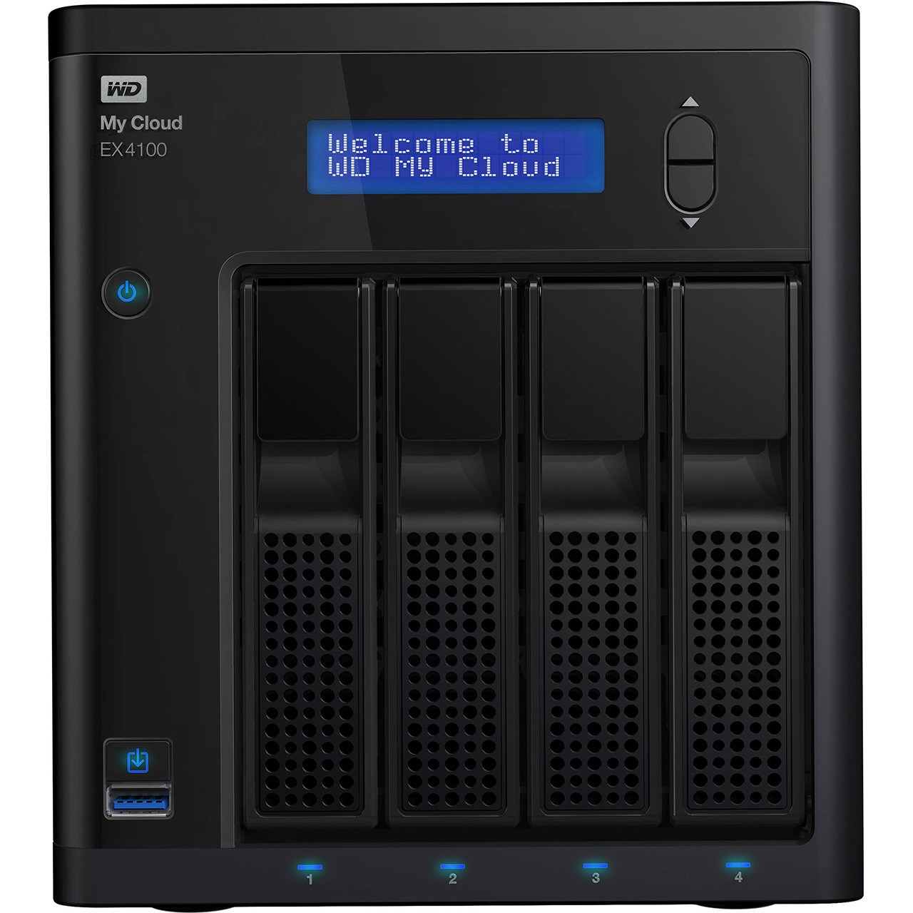 ذخیره ساز تحت شبکه وسترن دیجیتال مدل WD My Cloud EX4100 WDBWZE0320KBK 4-Bay ظرفیت 32 ترابایت
