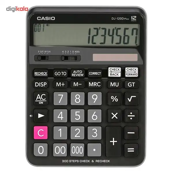 ماشین حساب کاسیو مدل DJ-120D Plus