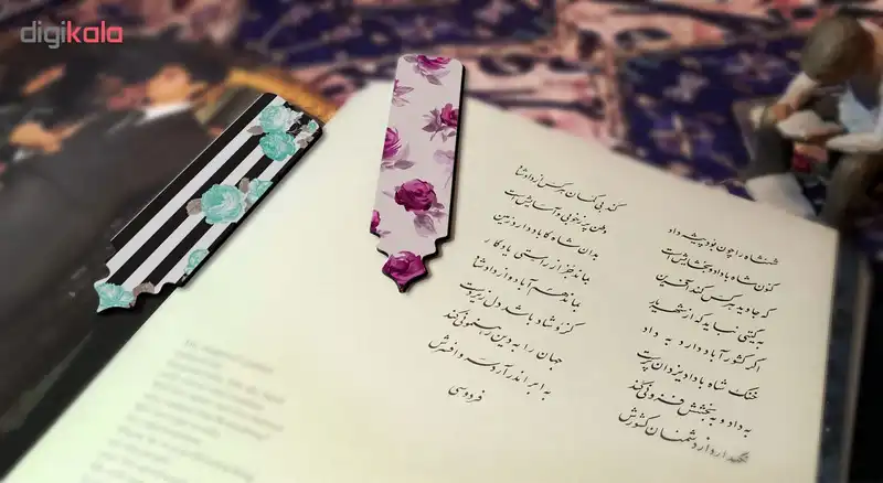 نشانگر کتاب لوکسینو طرح قلم مدل BV_2033 مجموعه 2 عددی