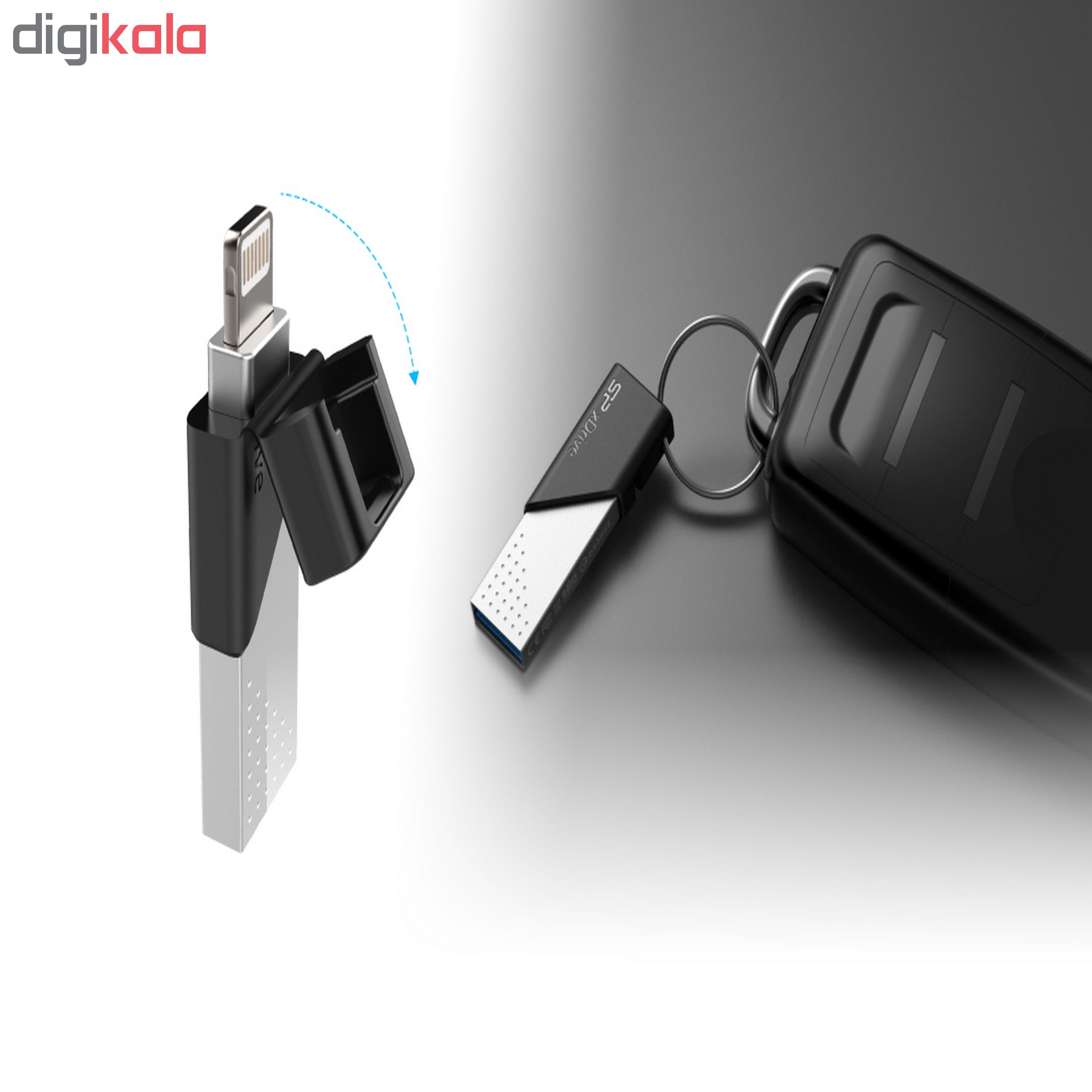 فلش مموری سیلیکون پاور مدل Z50 ظرفیت 64 گیگابایت