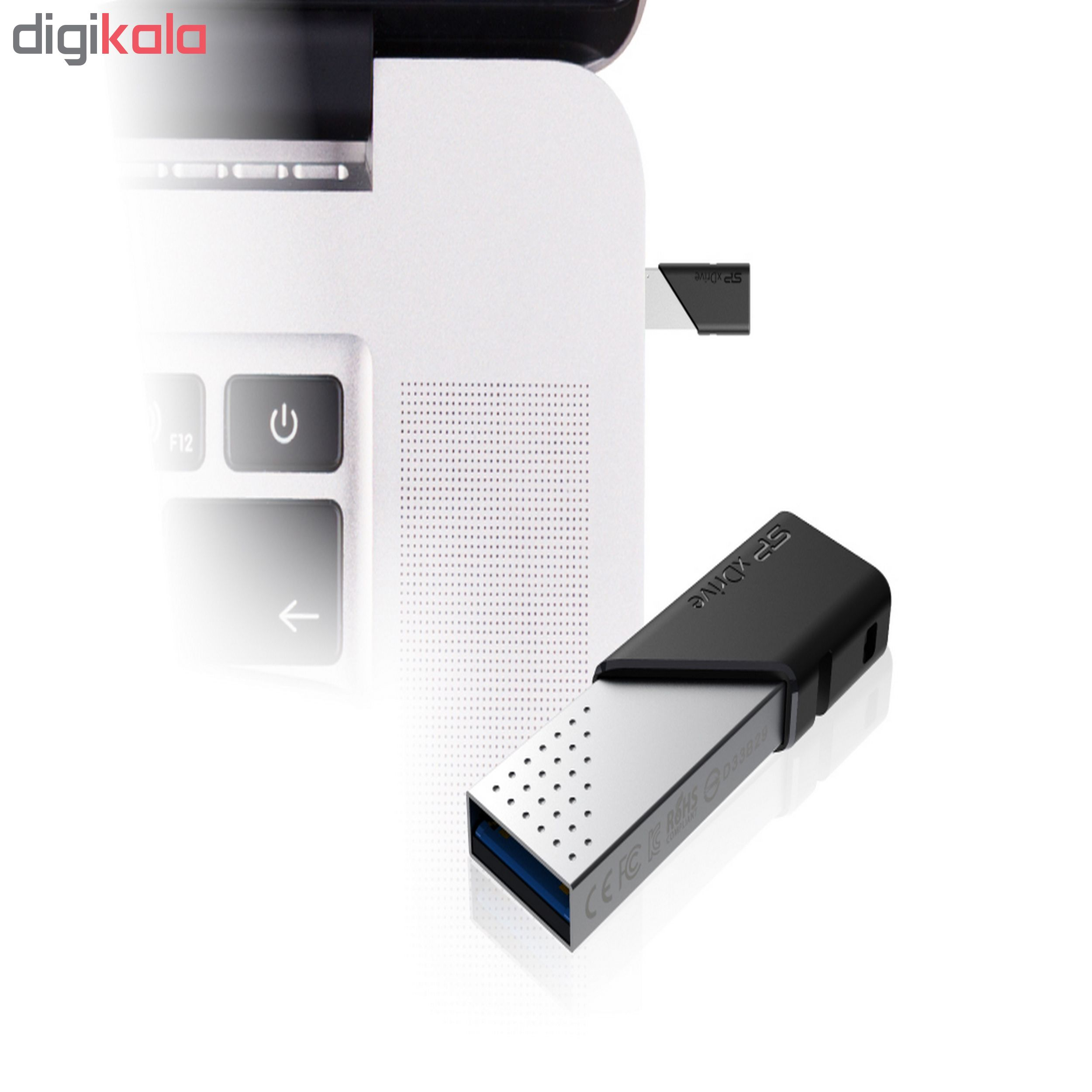 فلش مموری سیلیکون پاور مدل Z50 ظرفیت 64 گیگابایت