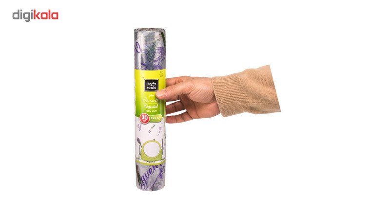 سفره یکبار مصرف کوالا مدل کریستال 40 کد40095 رول 25 متری