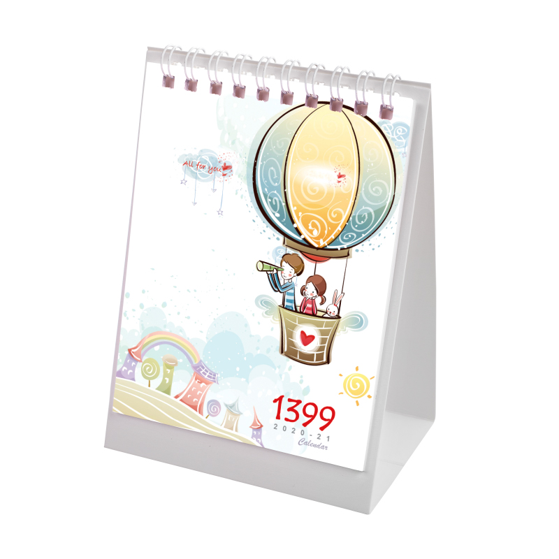 تقویم رومیزی سال 1399 مدل TF02 بسته 3 عددی