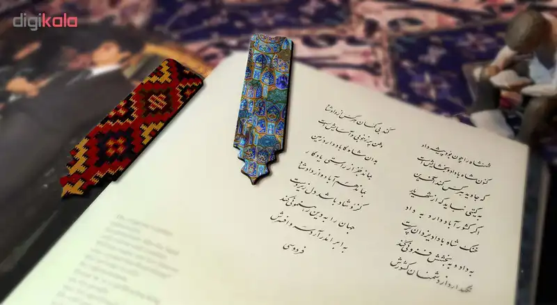 نشانگر کتاب لوکسینو طرح قلم مدل BV_2039 مجموعه 2 عددی