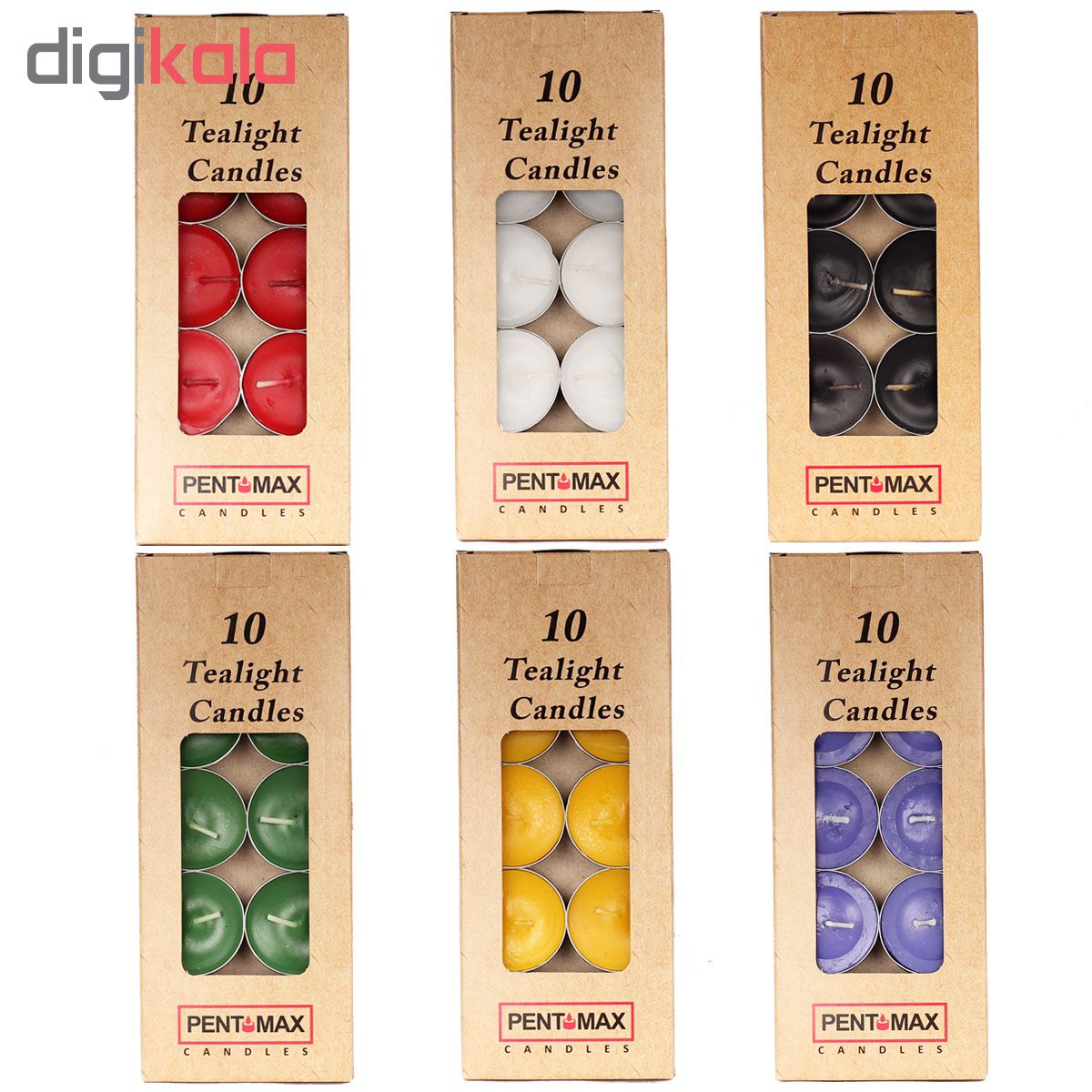 شمع وارمر پنت مکس مدل TeaLight بسته 10 عددی