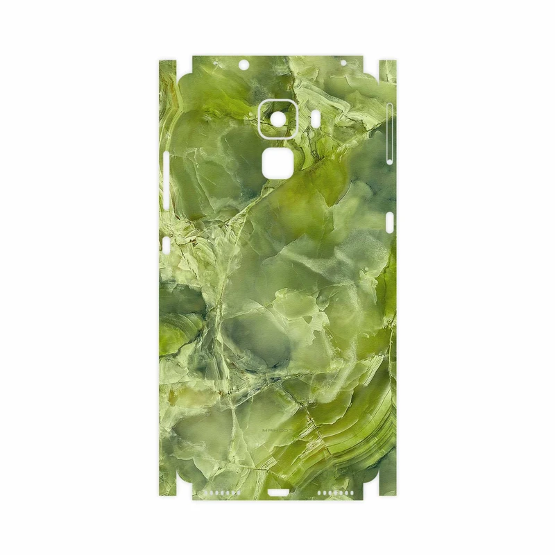 برچسب پوششی ماهوت مدل Green Crystal Marble-FullSkin مناسب برای گوشی موبایل آنر 7