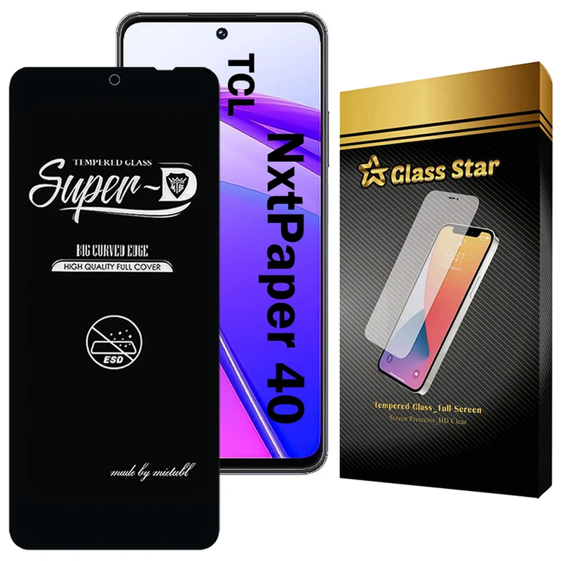 محافظ صفحه نمایش گلس استار مدل SUPERDNS مناسب برای گوشی موبایل تی سی ال TCL 40 NxtPaper 