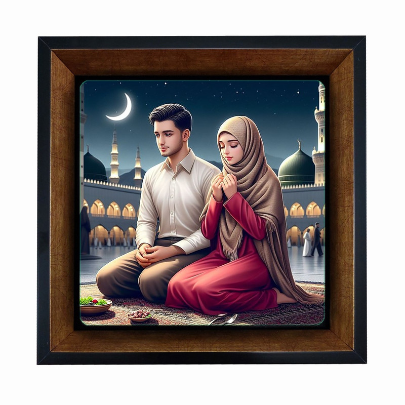 تابلو کاشی مبین ایده طرح دخترانه رمضان کد   X27  -  m1228