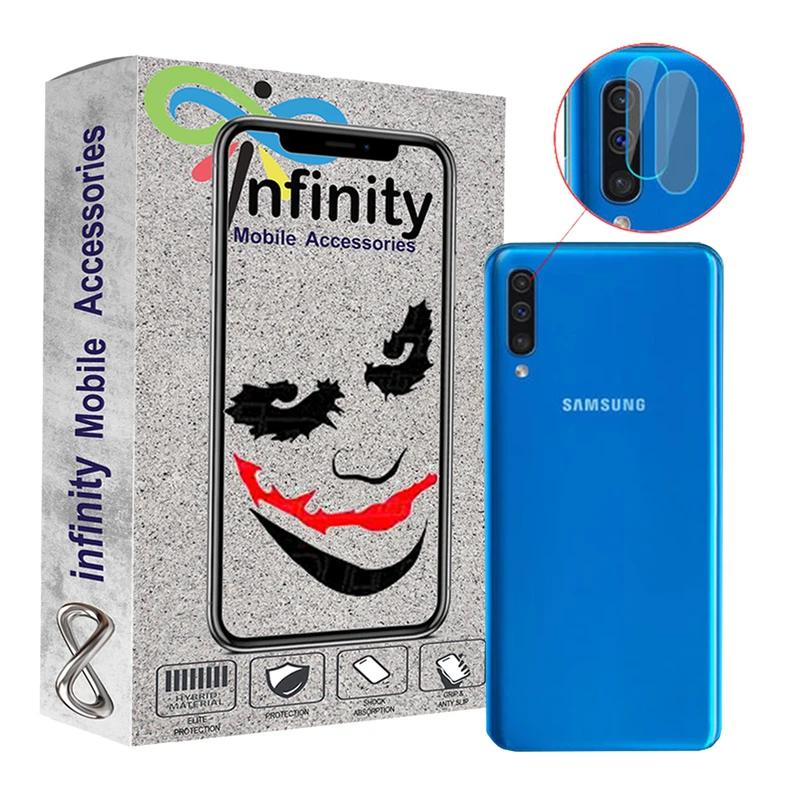 محافظ لنز دوربین اینفینیتی مدل INFLNZ-2 مناسب برای گوشی موبایل سامسونگ Galaxy A50S بسته دو عددی