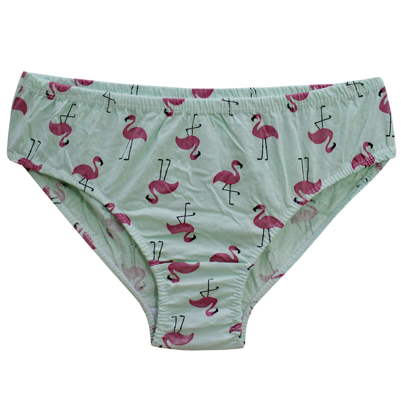 شورت زنانه مدل نخی طرح فلامینگو رنگ آبی