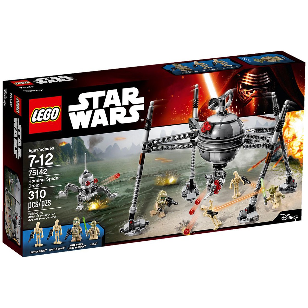 لگو سری Star Wars مدل Homing Spider Droid 75142