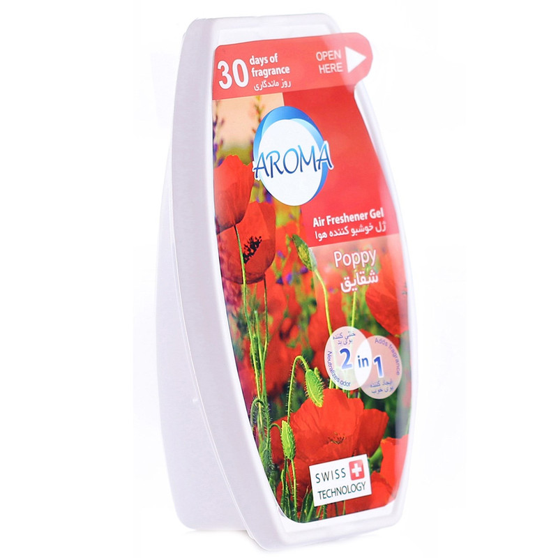 ژل خوشبو کننده هوا آروما مدل Poppy