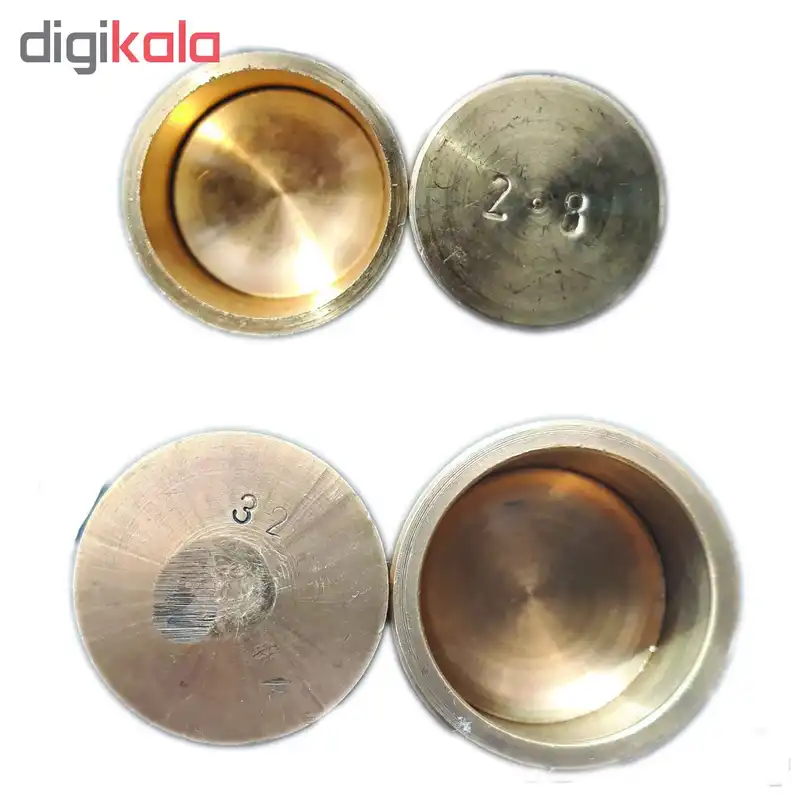 پوکه دکمه مدل 2832 مجموعه 100 عددی به همراه 2 عدد قالب دکمه