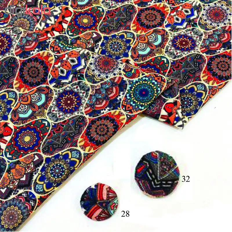 پوکه دکمه مدل 2832 مجموعه 100 عددی به همراه 2 عدد قالب دکمه