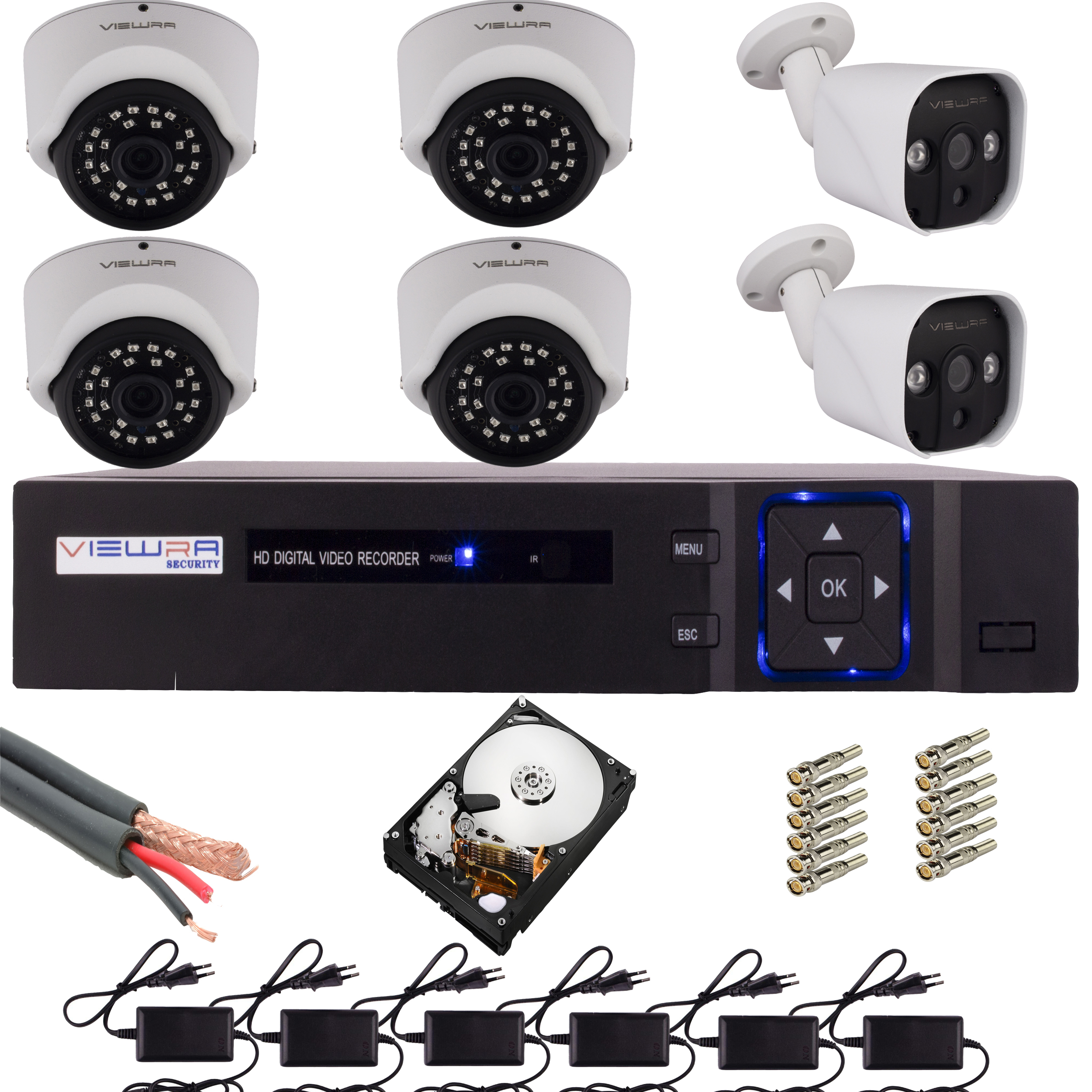 سیستم امنیتی ویورا مدل VS-4D-2B-5008-HDD