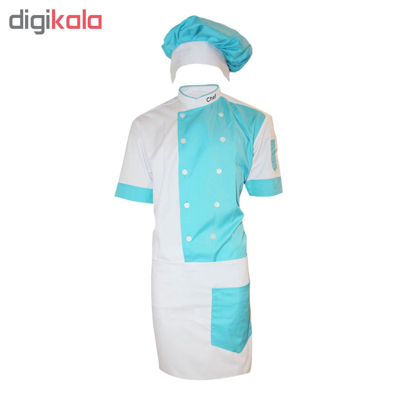 لباس کار مدل Set CHEF4 رنگ آبی