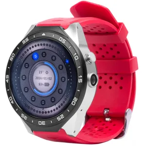 ساعت هوشمند داتیس مدل KW88 Silver Case With Red Band