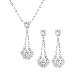 نیم ست نقره زنانه اقلیمه کد NN420