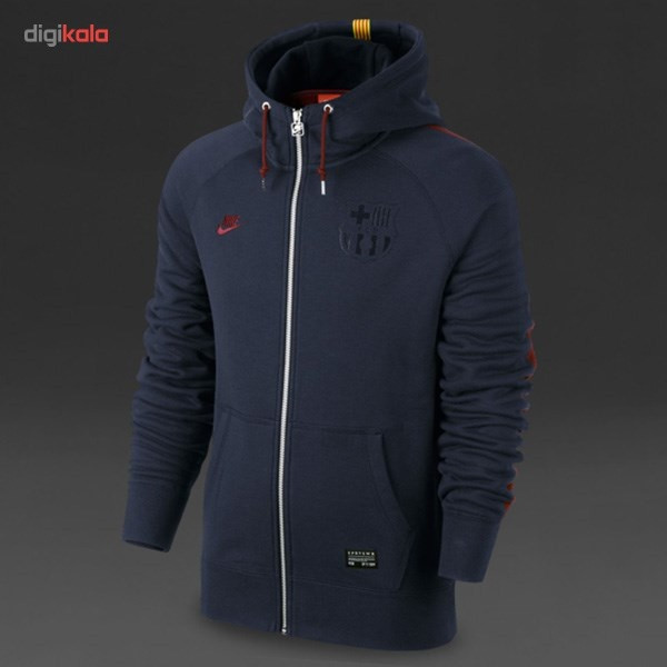 سویشرت مردانه نایکی مدل FC Barcelona AW77 Covert Fleece