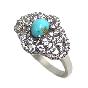 انگشتر نقره زنانه کد 17570