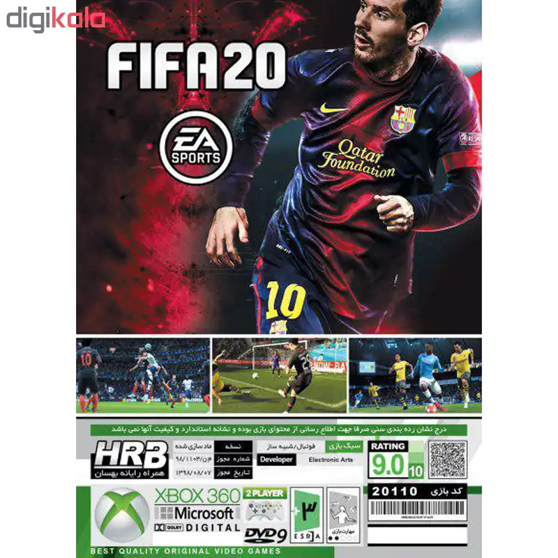بازی Fifa 20 به همراه لیگ برتر ایران مخصوص XBox 360