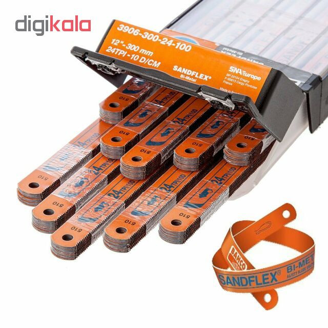 مجموعه 10 عددی تیغ کمان اره باهکو مدل SANDFLEX