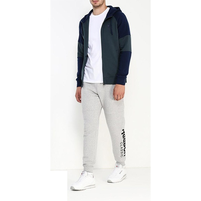 سویشرت مردانه ریباک مدل Fleece Blocked