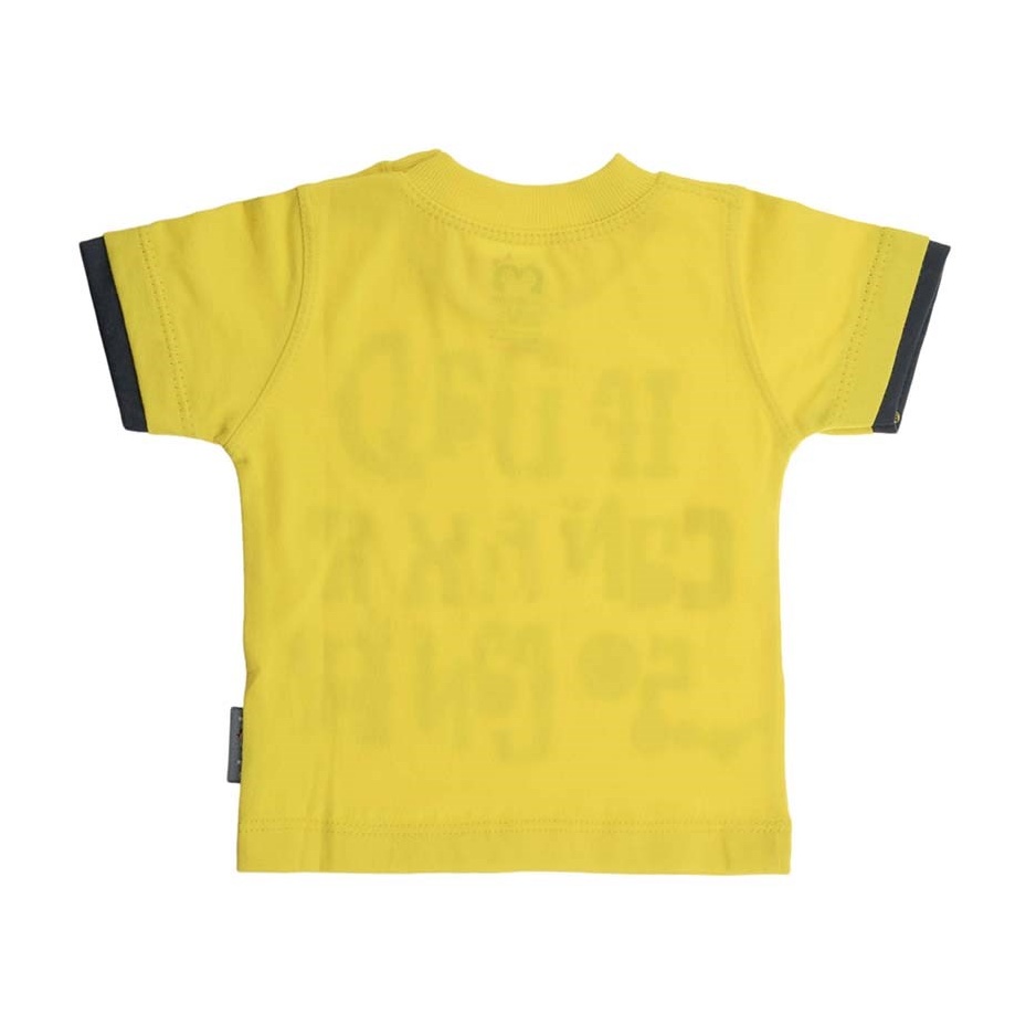 ست تی شرت و شلوارک نوزادی آدمک مدل 1676001Y -  - 4