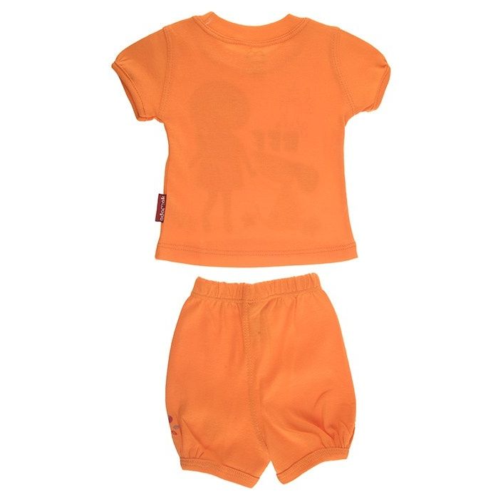 ست تی شرت و شلوارک نوزادی دخترانه آدمک مدل 1662001O -  - 3