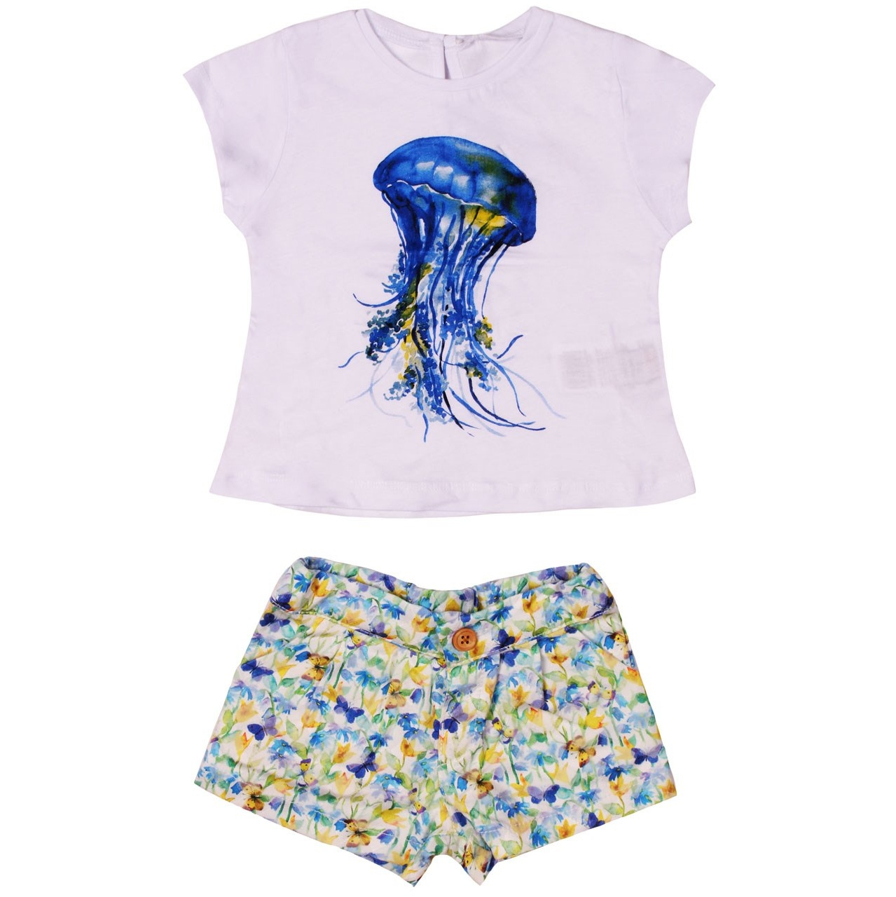 ست لباس دخترانه سیکابی مدل 7099