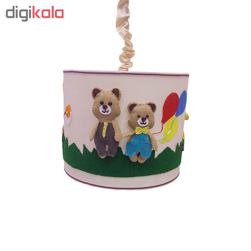لوستر کودک طرح خرس خانواده مدل kh01