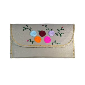 کیف دستی نمدی مدل پنج گل