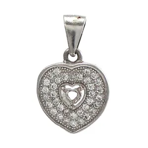 آویز گردنبند نقره زنانه کد 18030