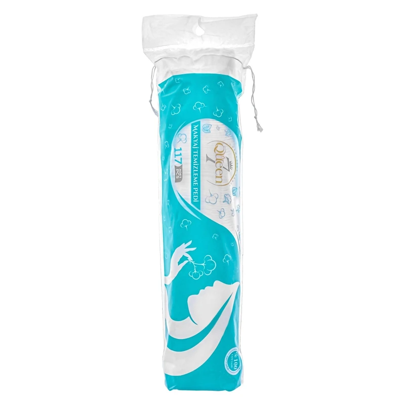 پد آرایش پاک کن سون کوئین مدل soft بسته 117 عددی