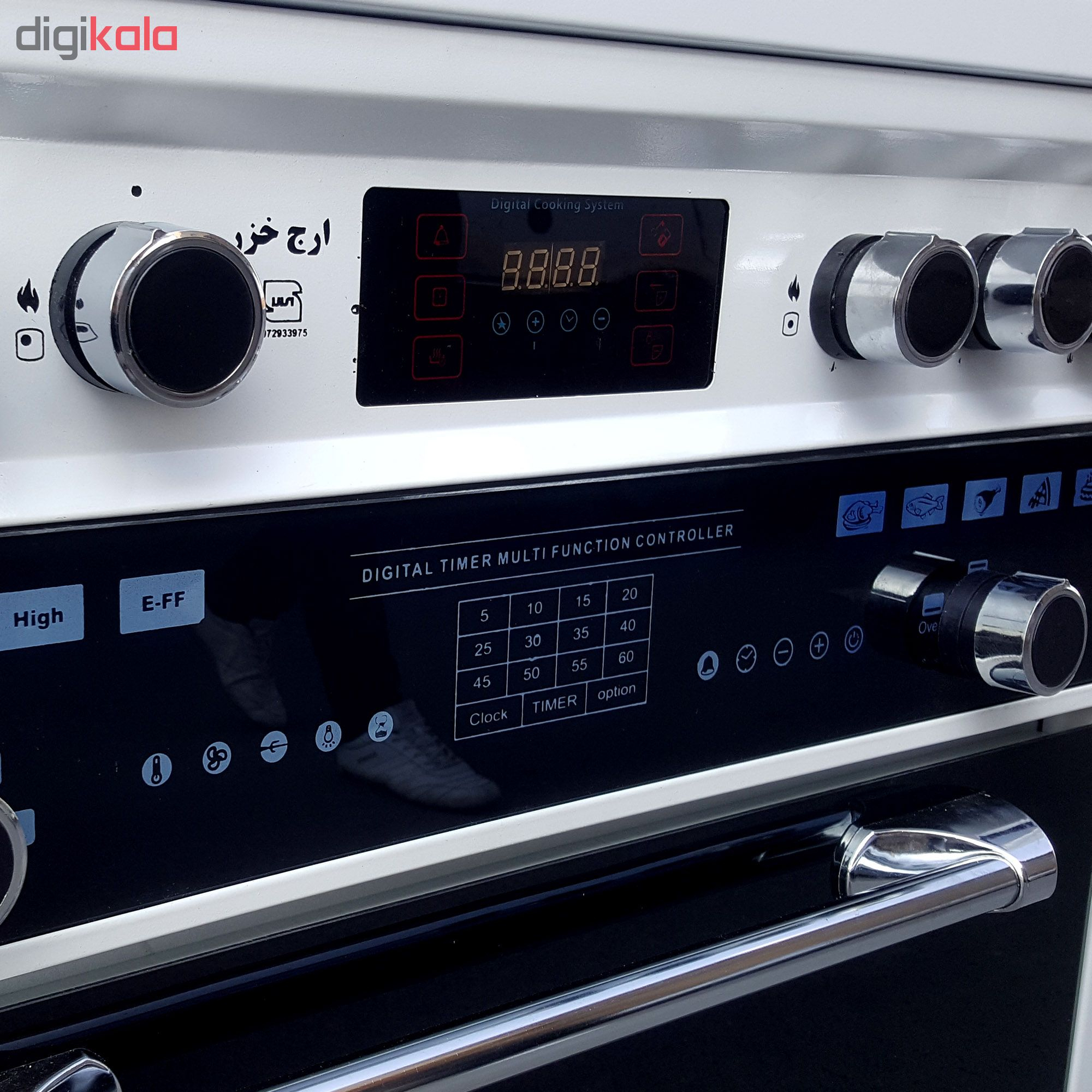 اجاق گاز طرح فر ارج خزر مدل RS203