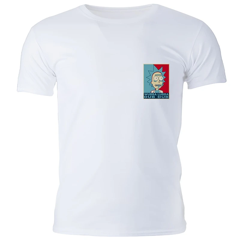 تی شرت مردانه گالری واو طرح Rick and Morty-wubba lubba dub dub کد CT10103Z