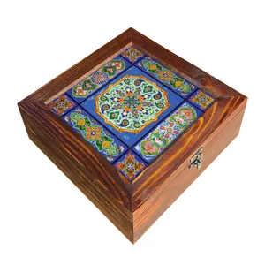 جعبه هدیه چوبی کد DG05