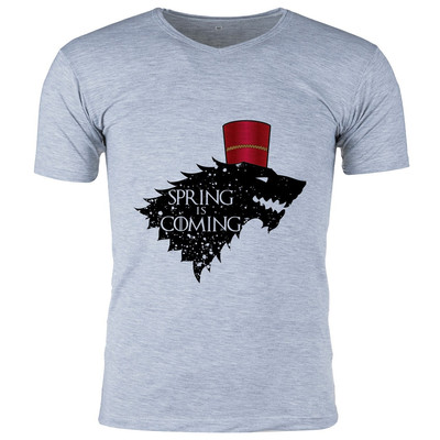 تی شرت مردانه گالری واو طرح Game of Thrones Spring is Coming-2 کد CT80204