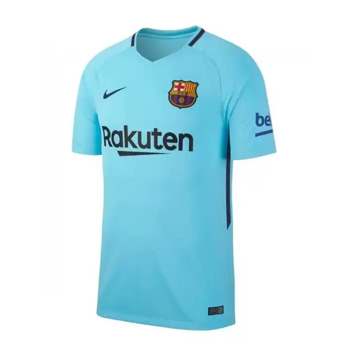 تی شرت ورزشی مردانه طرح تیم بارسلونا مدل 2018-2