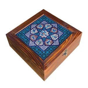 جعبه هدیه چوبی کد DG38