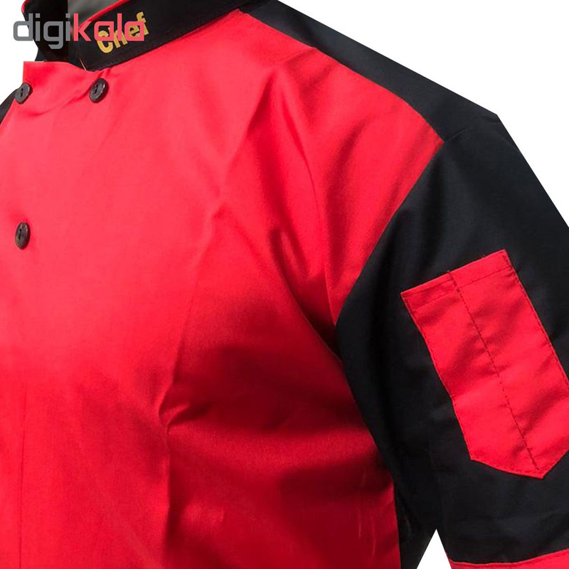 لباس کار مدل CHEF1 رنگ قرمز