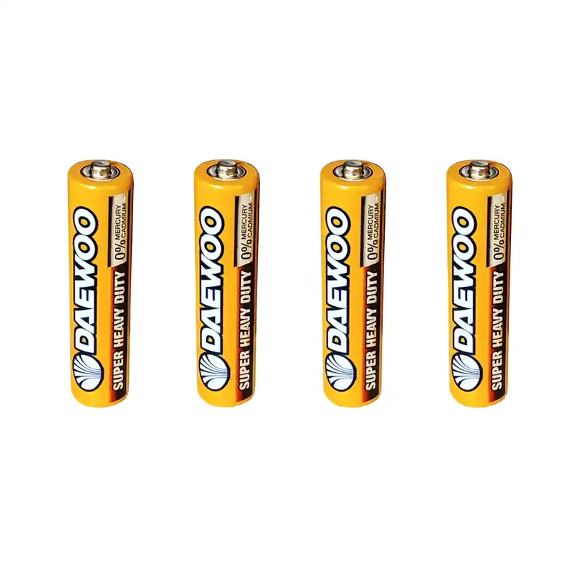 باتری نیم قلمی دوو مدل Super Heavy Duty بسته 4 عددی