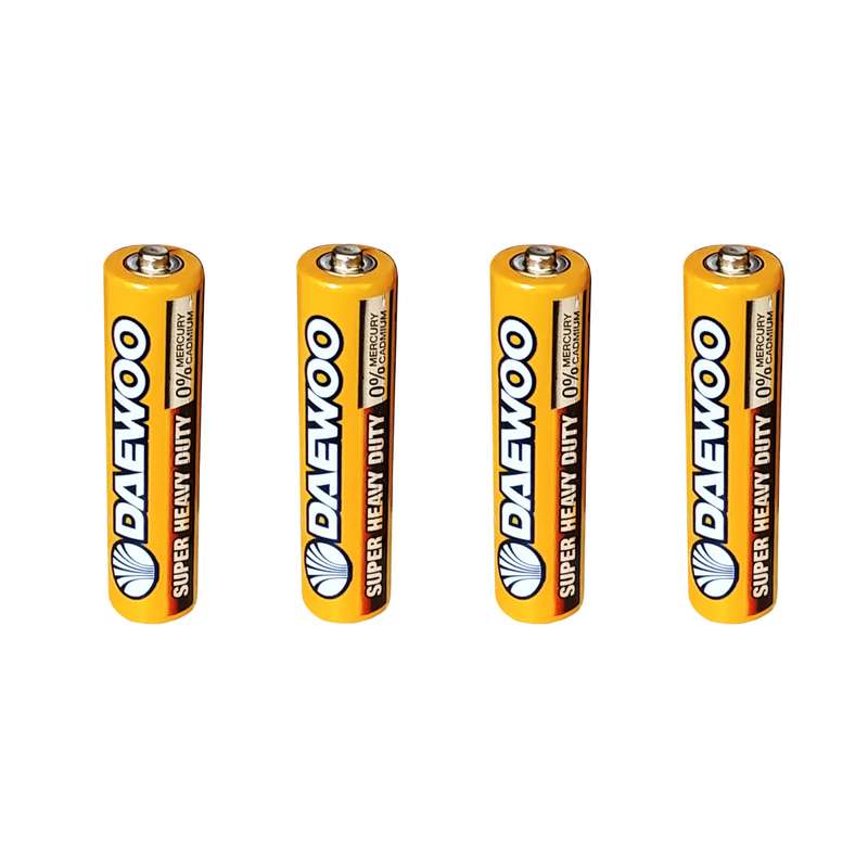 باتری نیم قلمی دوو مدل Super Heavy Duty بسته 4 عددی باتری نیم قلمی دوو مدل Super Heavy Duty بسته 4 عددی