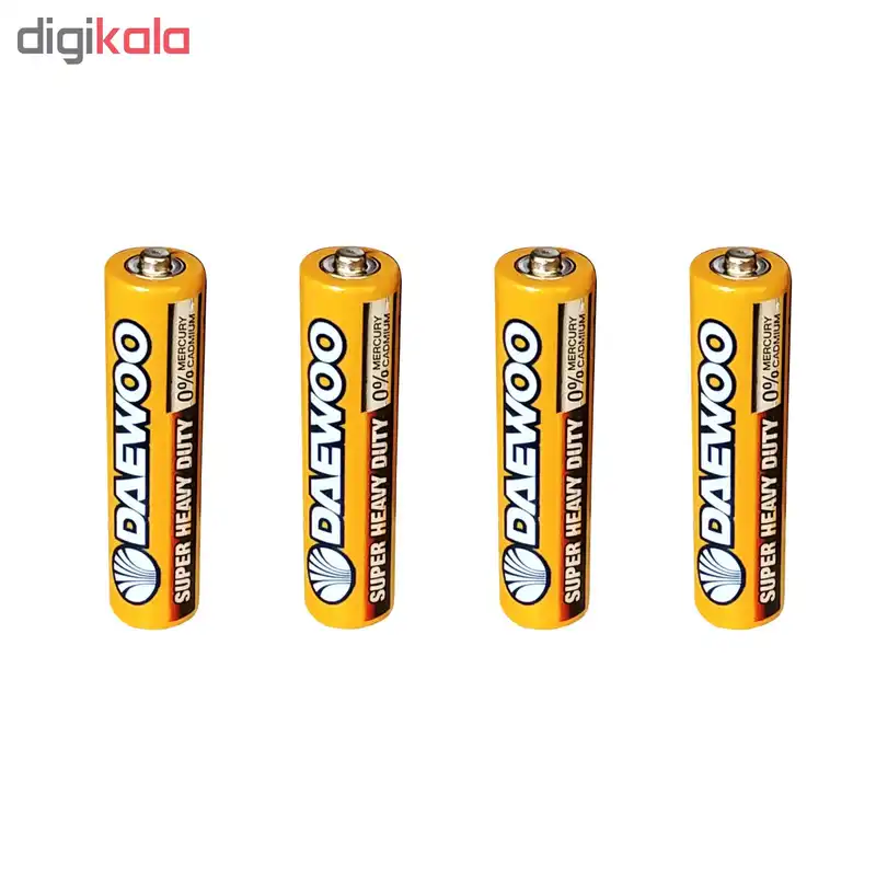 باتری نیم قلمی دوو مدل Super Heavy Duty بسته 4 عددی