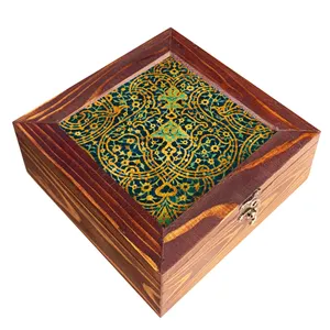 جعبه هدیه چوبی کد CG04
